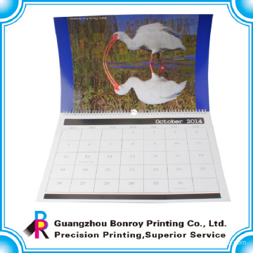 2018 China customized colorful tear off paper wall calendar wholesale